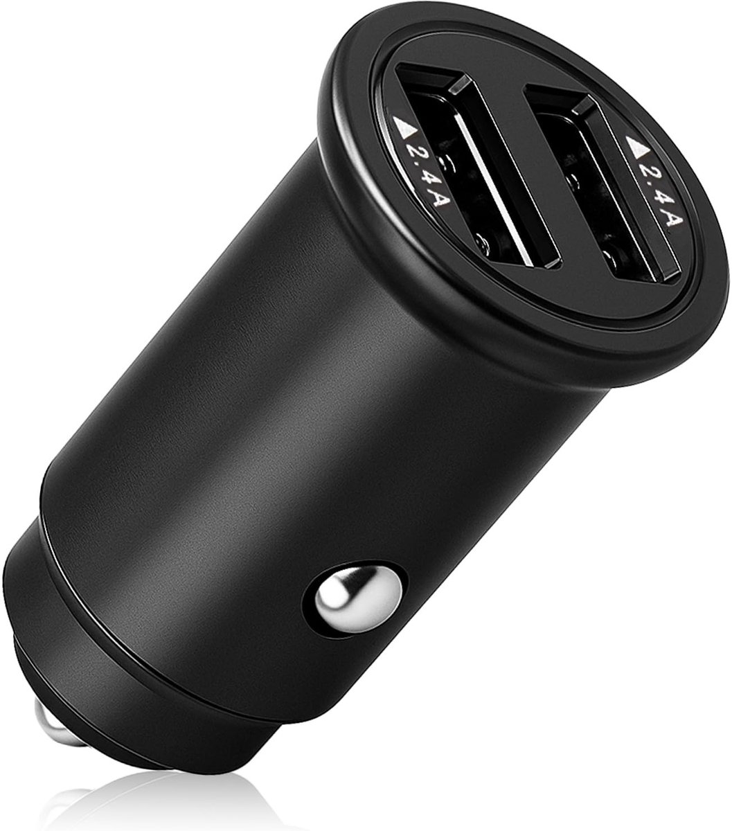 Dailygoods - 24W Dubbele USB Auto Oplader voor Snelle Oplading