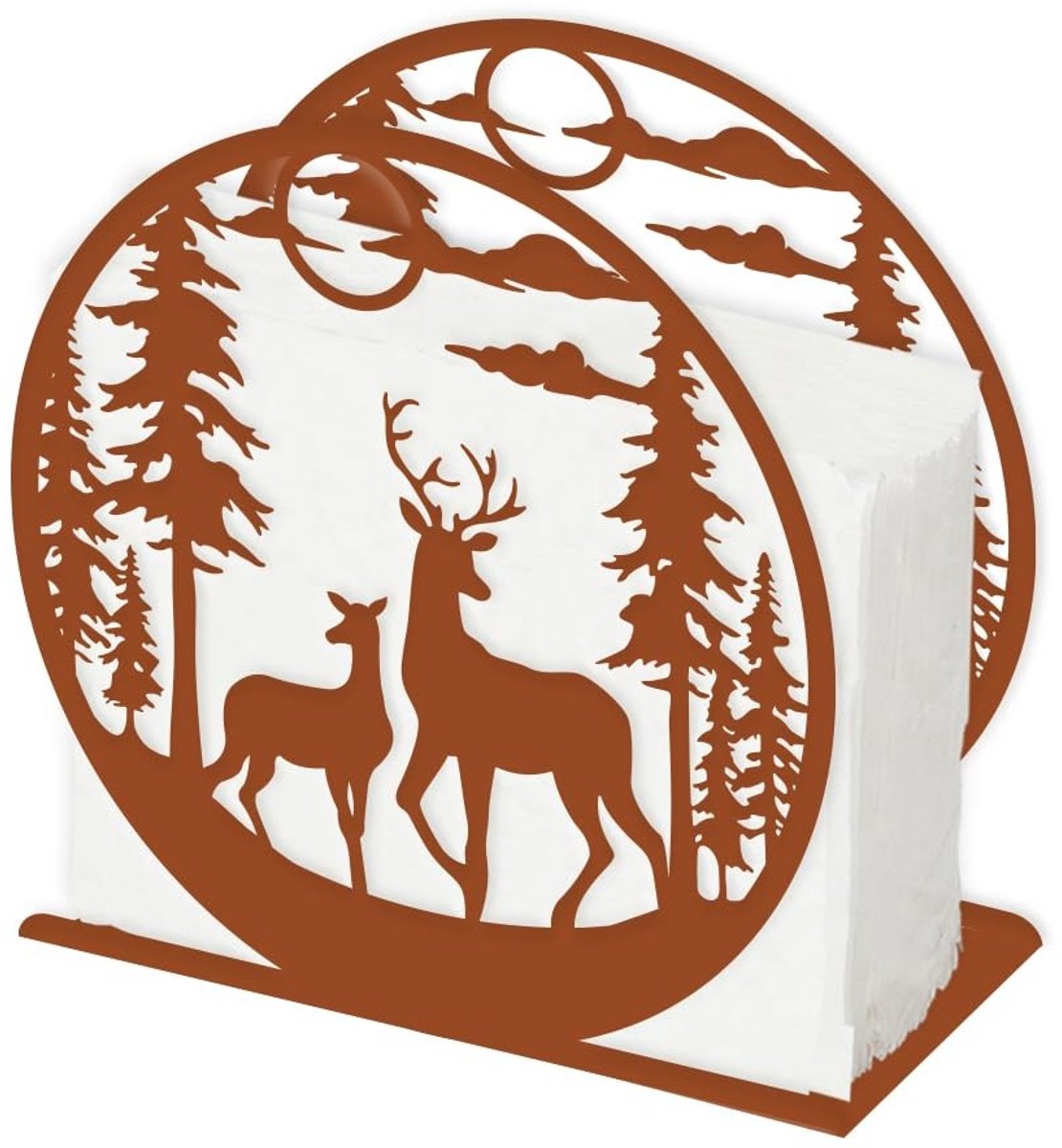 Dailygoods - Sika Herten Servethouder voor Tafeldecoratie