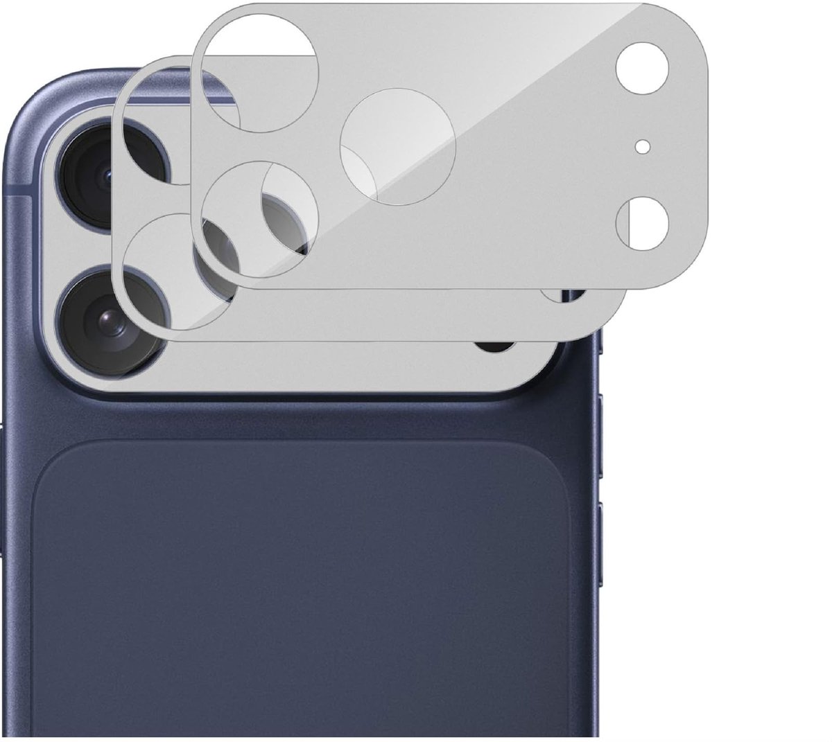 Dailygoods - Cosensi - Dailygoods - HD Cameralensbeschermer voor iPhone 17 Pro Max, 2 Stuks
