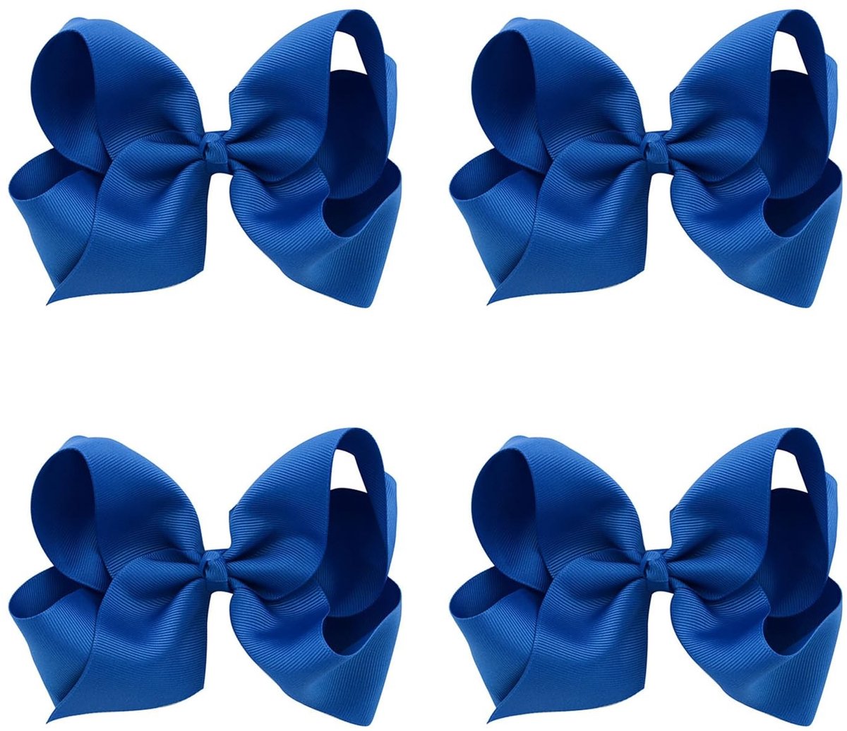 Dailygoods - Set van 4 Schattige Strikhaarclips voor Dagelijks Gebruik