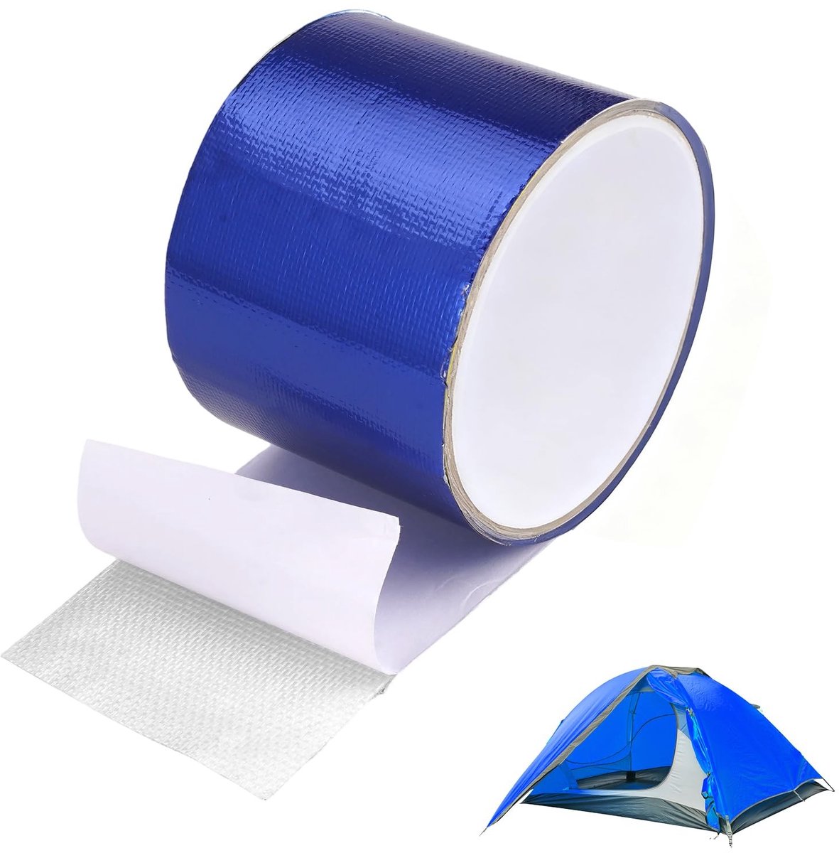 Dailygoods - PE Reparatietape voor Dekzeilen 7.5m x 8cm Waterdicht en Slijtvast
