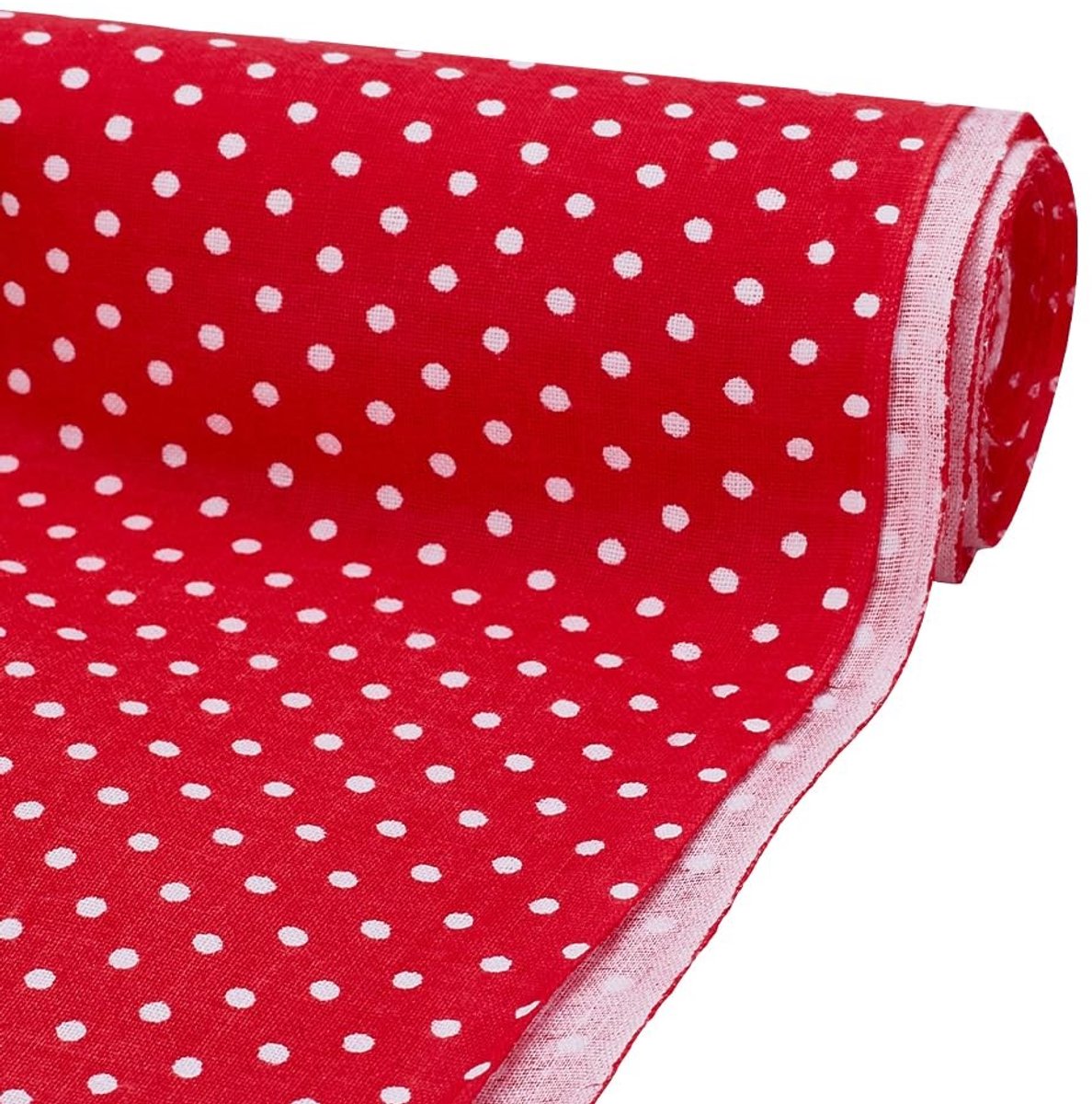 Dailygoods - Cosensi - Dailygoods - Rode Mini Polka Dot Quiltstofbundel 102 x 158 cm