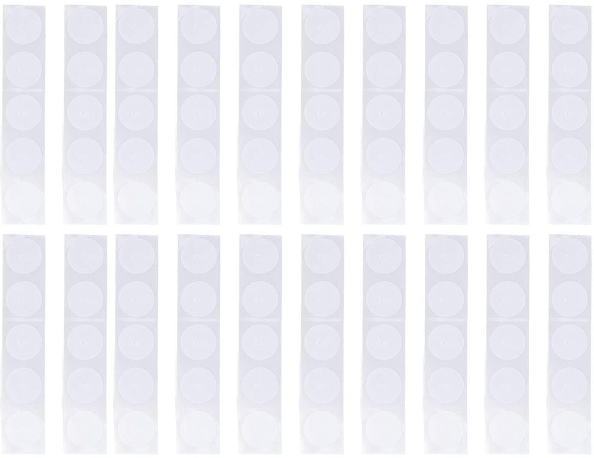 Dailygoods - 50 Stuks NFC RFID Sticker Tags 13.56 MHz Waterdicht