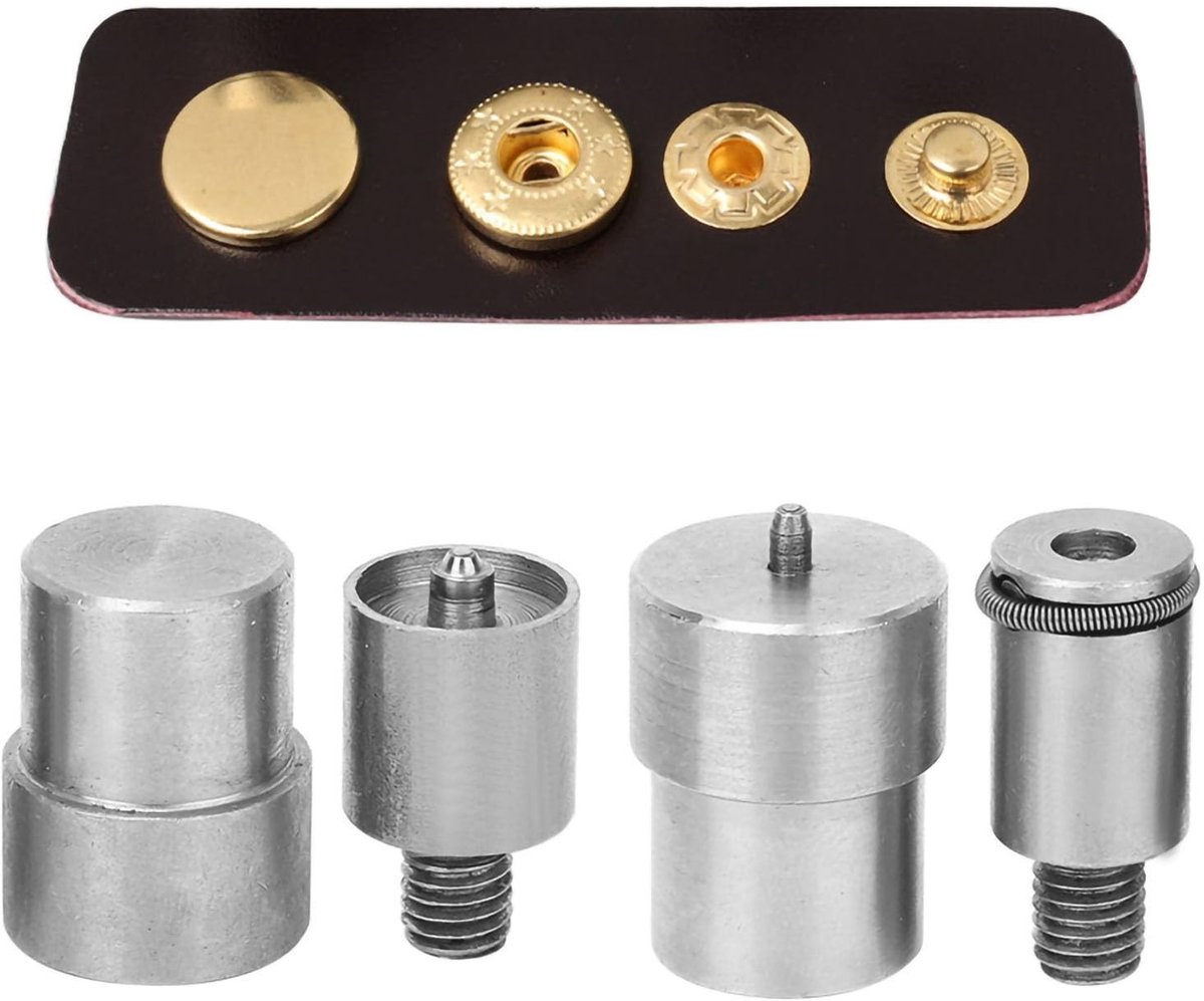 Dailygoods - 4-delige Drukknopmatrijs voor Vervanging