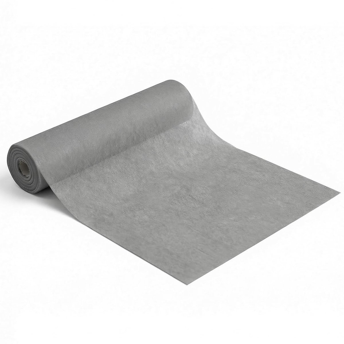 Dailygoods - Grijze Niet-Geweven Tafelloper 30 cm x 25 m voor Feestdecoratie