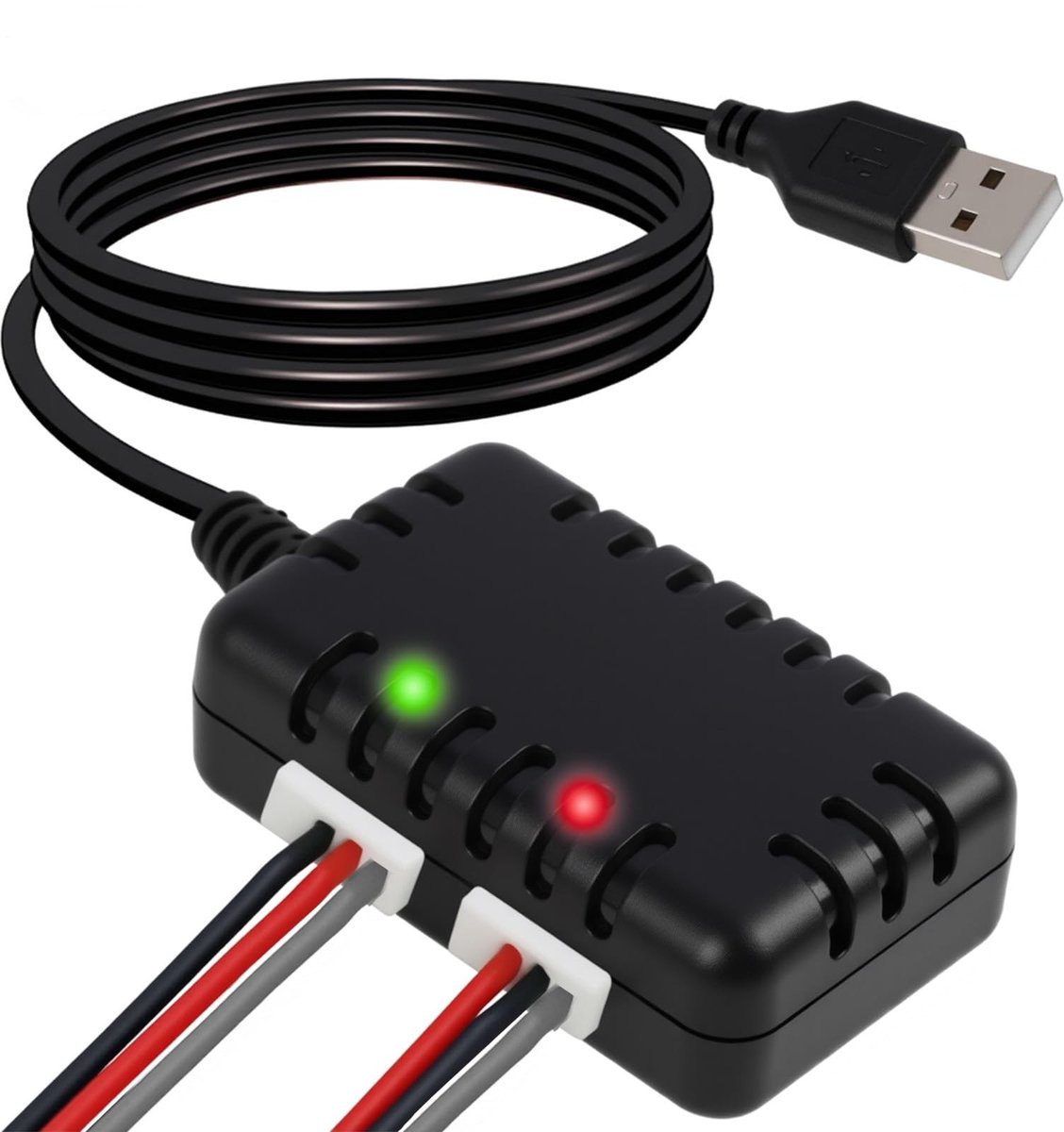 Dailygoods - 2-in-1 USB Lader voor 7.4 V Lipo Accu's met XH-3P Aansluiting