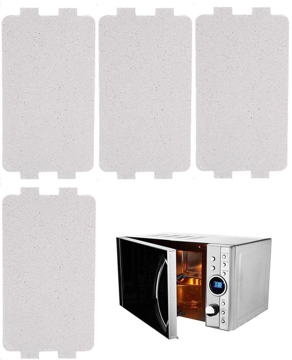 Dailygoods - Set van 4 Mica Magnetronbeschermers