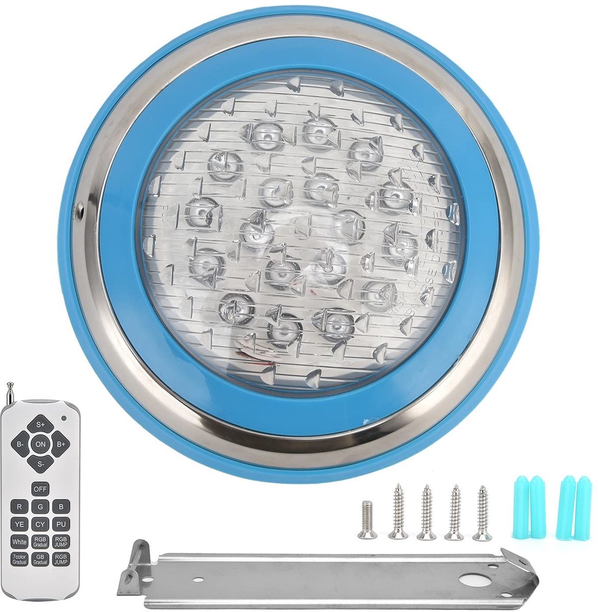 Dailygoods - Draagbare RGB LED Zwembadverlichting met Afstandsbediening