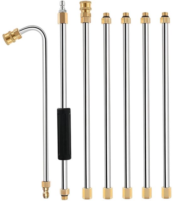 Dailygoods - Hogedrukreiniger Verlengstukset met Sproeikoppen van Dailygoods — afbeelding 3
