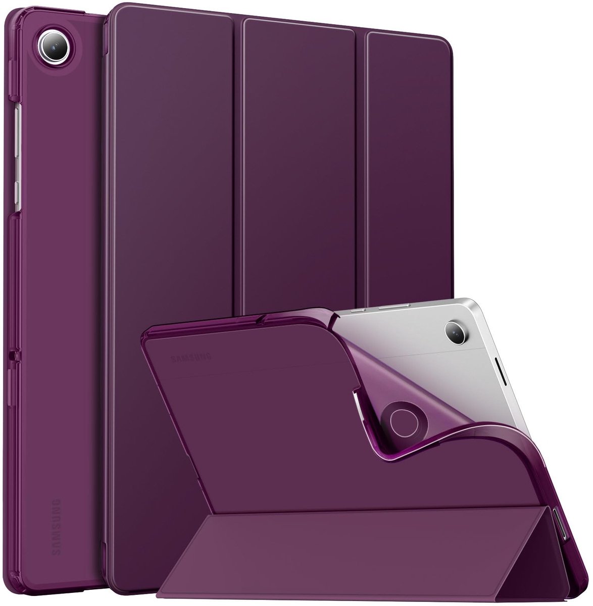 Dailygoods - Beschermhoes voor Samsung Galaxy Tab A11+/A9+ met Soft TPU Achterkant