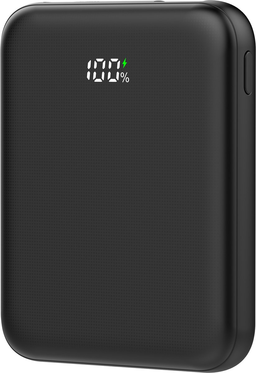 Musthavz Slim2 Powerbank 5.000 mAh – Zwart – 20W Snelladen – Compacte Portable Charger – foto 8