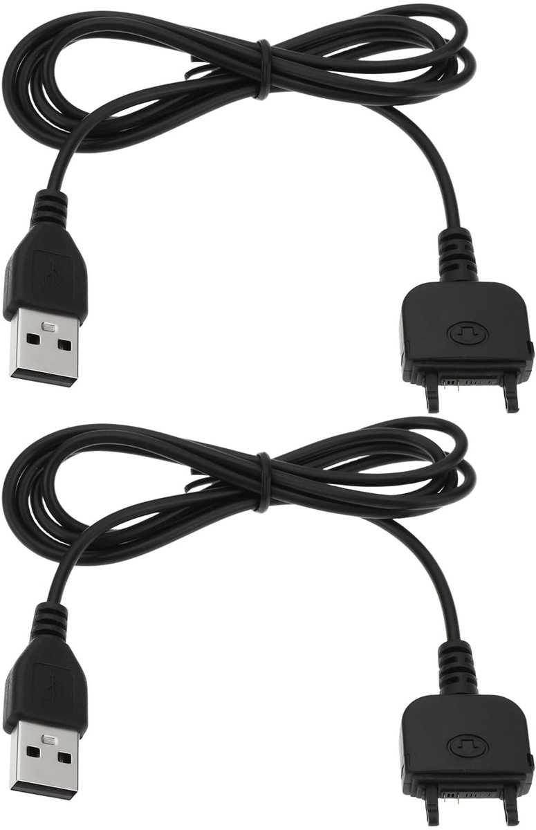 Dailygoods - USB-Oplaadkabel voor Sony Ericsson Toestellen, Set van 2
