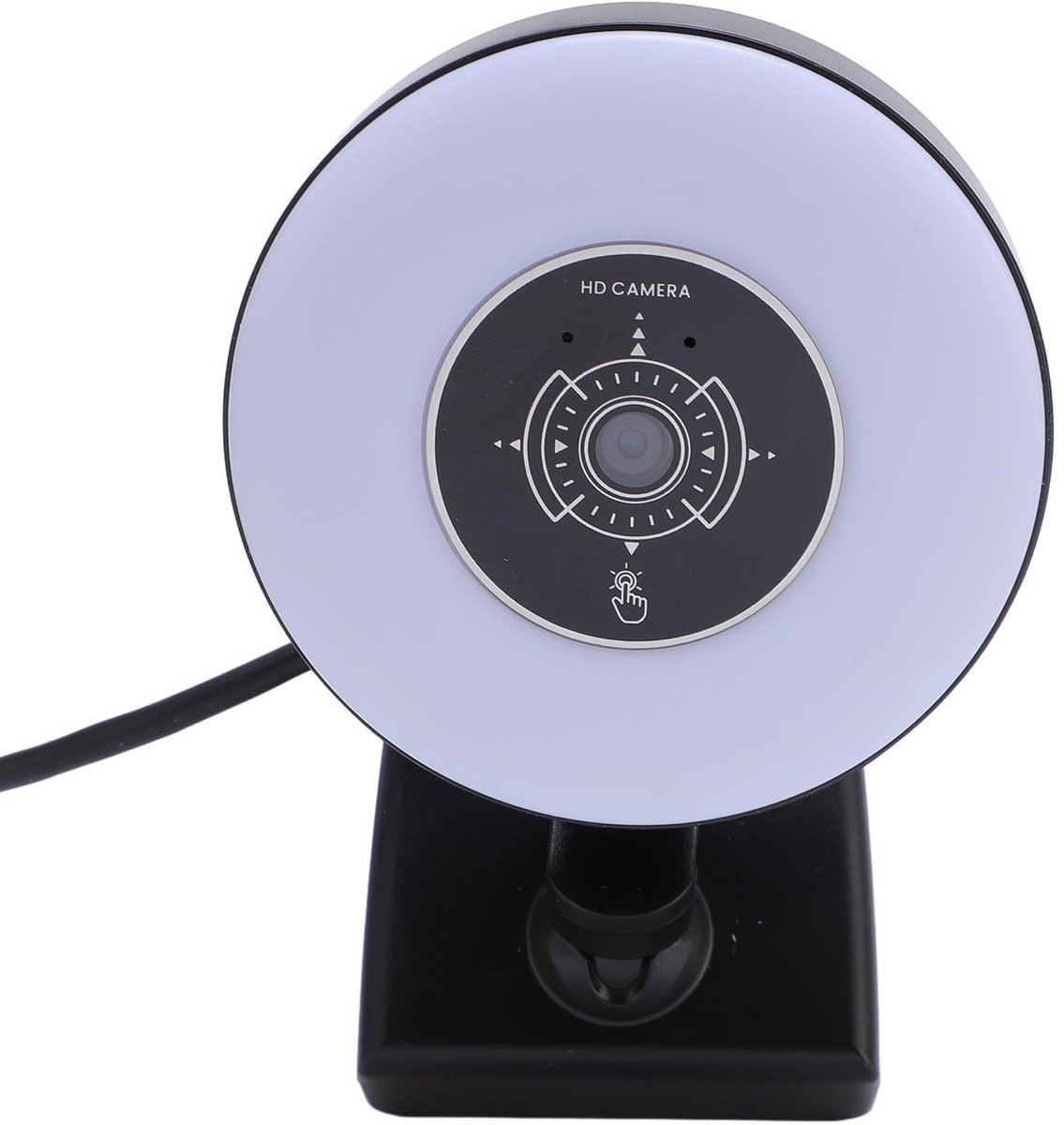 Dailygoods - 4K Webcam met Ingebouwde Verlichting en Ruisonderdrukking