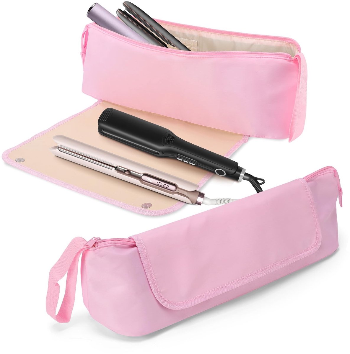 Dailygoods - Hittebestendige Reistas voor Haarstyling met Onderlegger