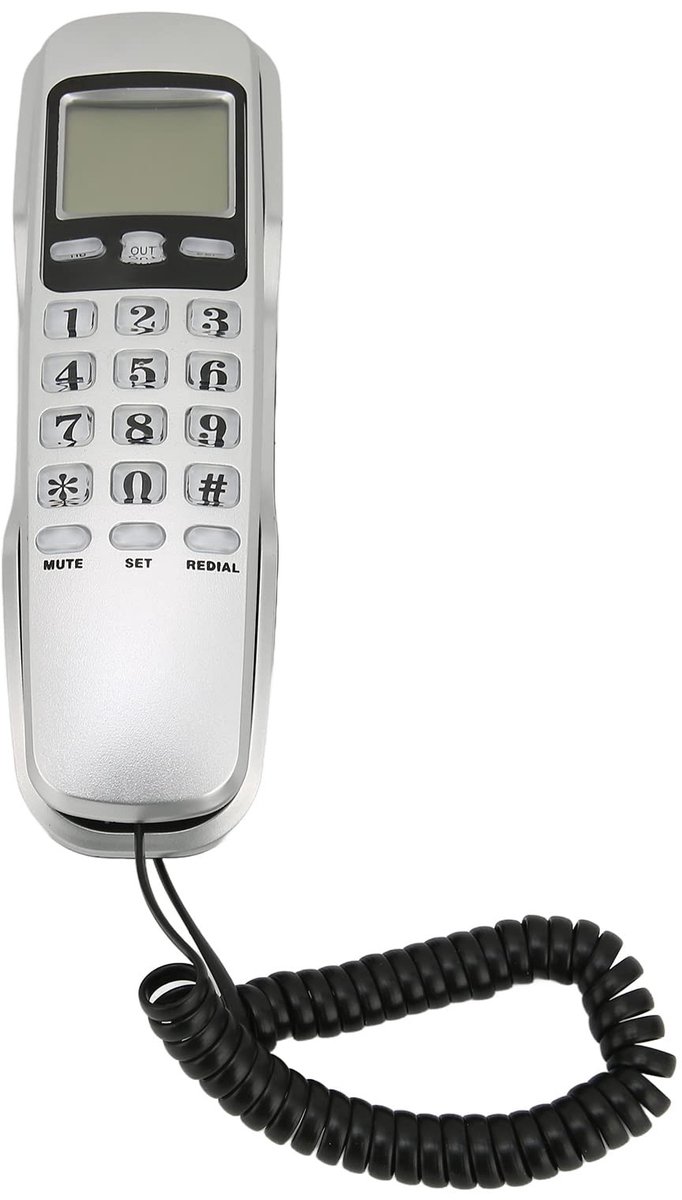 Dailygoods - Vaste Muurtelefoon met LCD-display voor Thuis en Kantoor