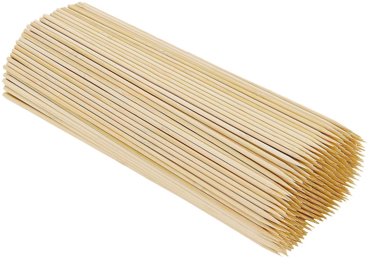 Dailygoods - 500 Stuks Bamboe Spiesjes van 30 cm voor BBQ en Grill