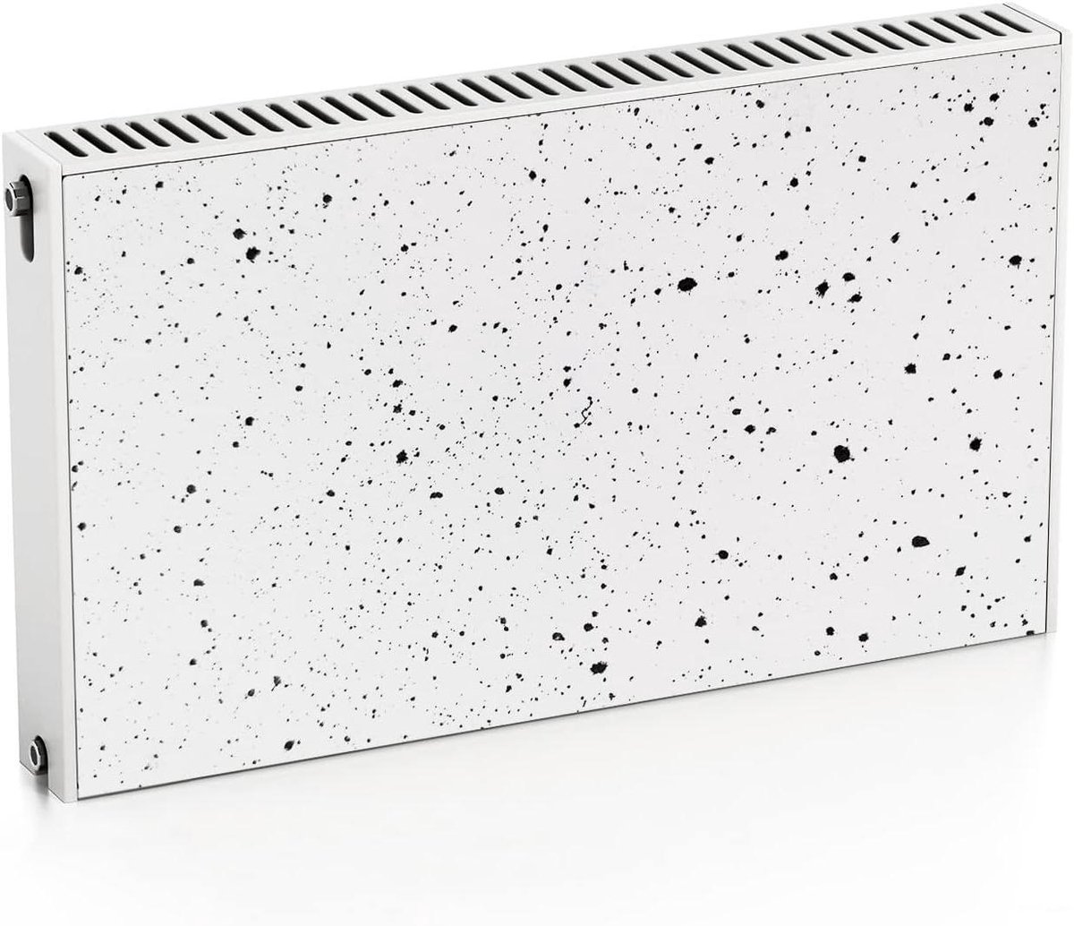 Radiatorbekleding - Magnetische mat - Interieur verfraaien - Zelf op maat te snijden - 100 x 60 cm - Zwart
