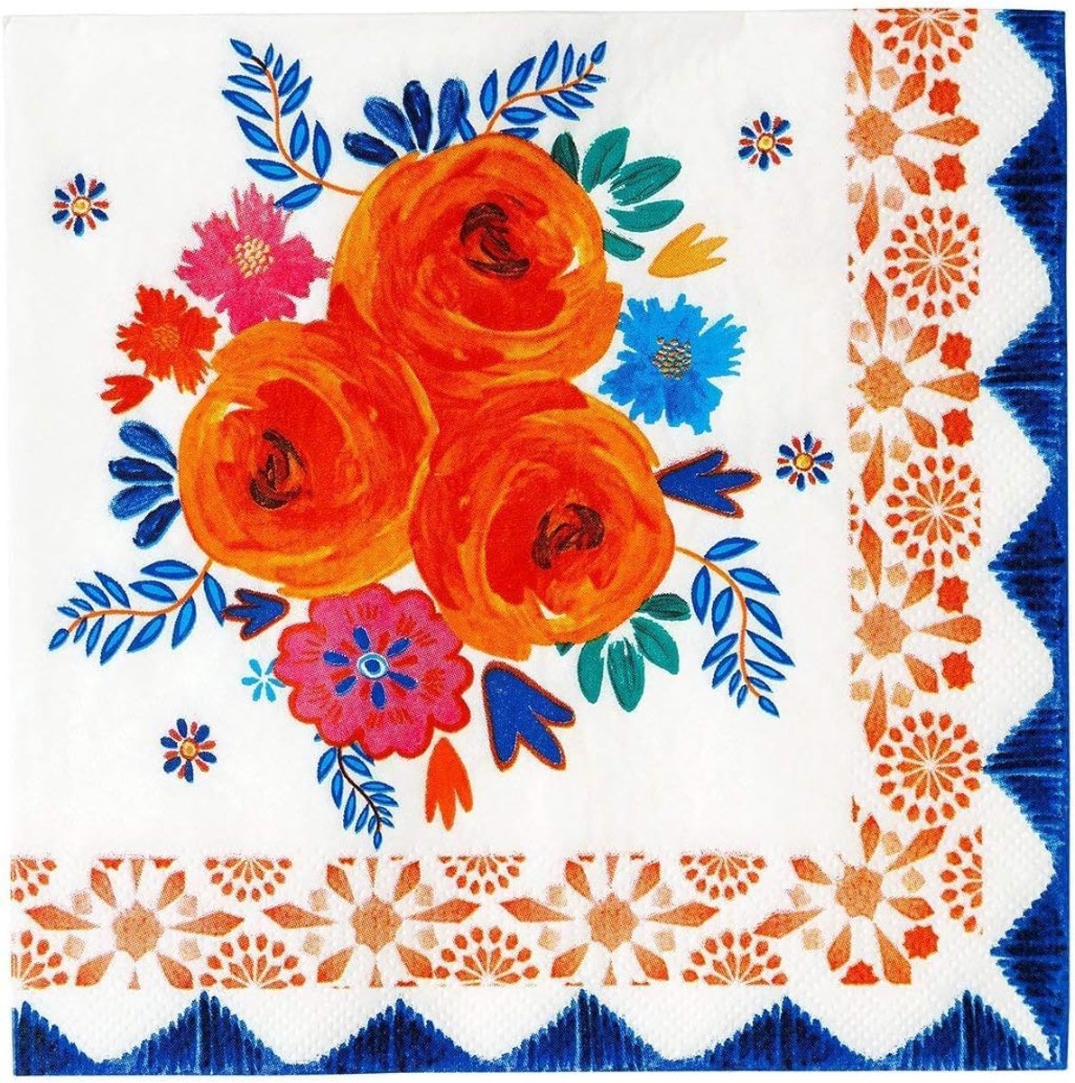 Servetten Papieren - Servetten - Tafel Servetten - Papier - Papieren Wegwerp Servetjes - Feestservetten - Voorjaar Servetten - Lunch/Diner Tafel Decoratie - 1 Laags - Meerkleurig - 33 x 33 cm - 20 Stuks - van Imperatoris