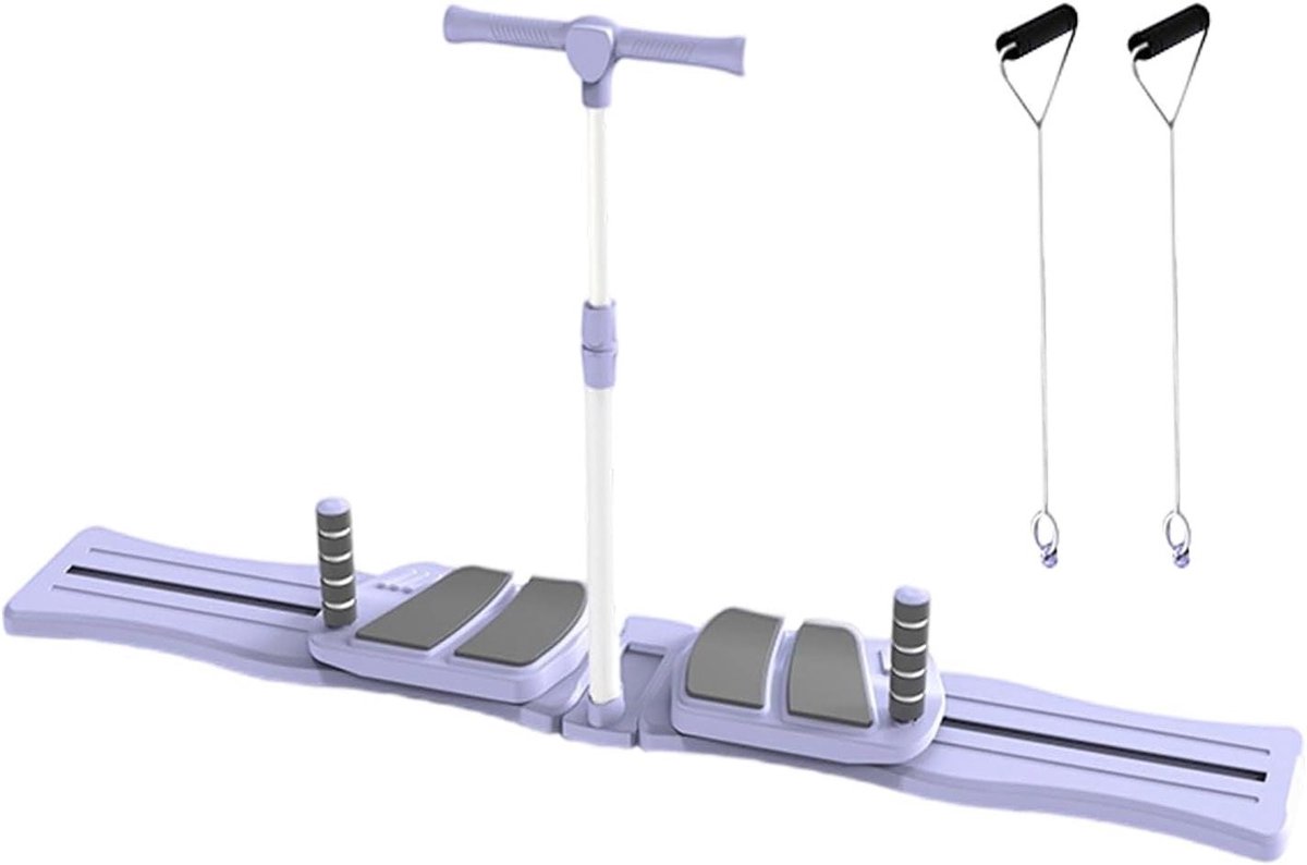 Pilates Board - Buikoefenaar Fitness Board, Ergonomische Heavy-Duty Ab Core Trainer Machine, Draagbare Home Gym Accessoires voor Training Fitness