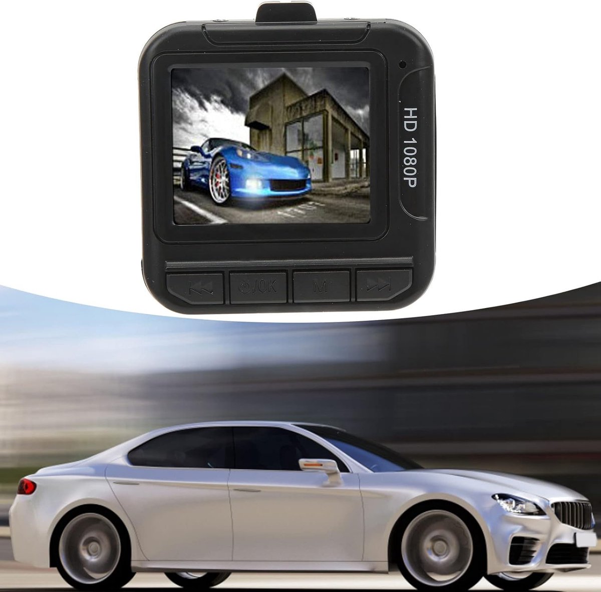 Dash Cam - Autorijrecorder - Veilig Rijden - Bewegingsdetectie - 16 Inch Scherm - Zwart – foto 2