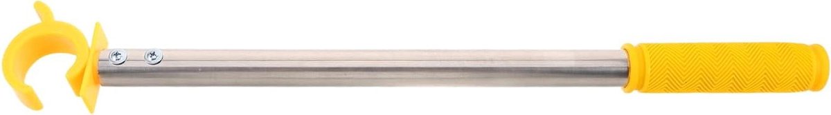 Raamopener Stang - Trekstang Gordijn - Hoge Ramen Openen - Verstelbare Lengte - 46 cm - Zwart