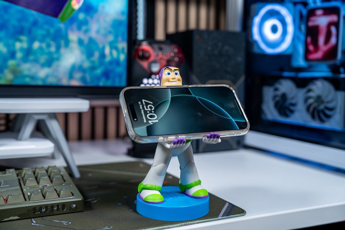 Buzz Lightyear - Disney - figurine standaard voor telefoon | controller | oplaadcase (Cable Guys Original) — afbeelding 5