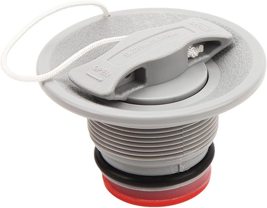 Kajak Boot Ventiel - Opblaasbare Plug - Watersport Onderhoud - 8 Tanden Ontwerp - 2 Stuks - Zwart — afbeelding 5