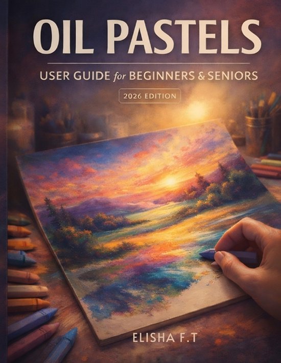 Oil Pastels User Guide for Beginners and Seniors - cover