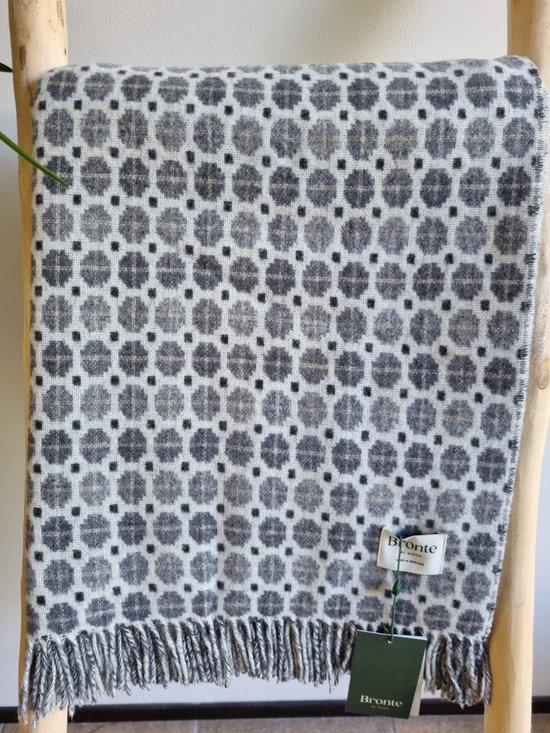 Wollen Plaid - MILAN Grey (Merino) 140x185cm - Bronte x Plaids.shop