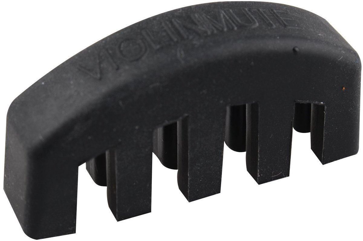 Dailygoods - Dailygoody - Viool Demper - Rubber Mute - Eenvoudig in gebruik - Zwart - Akoestisch en Elektrisch - Ideaal voor oefening - Geschikt voor 4/4 Viool