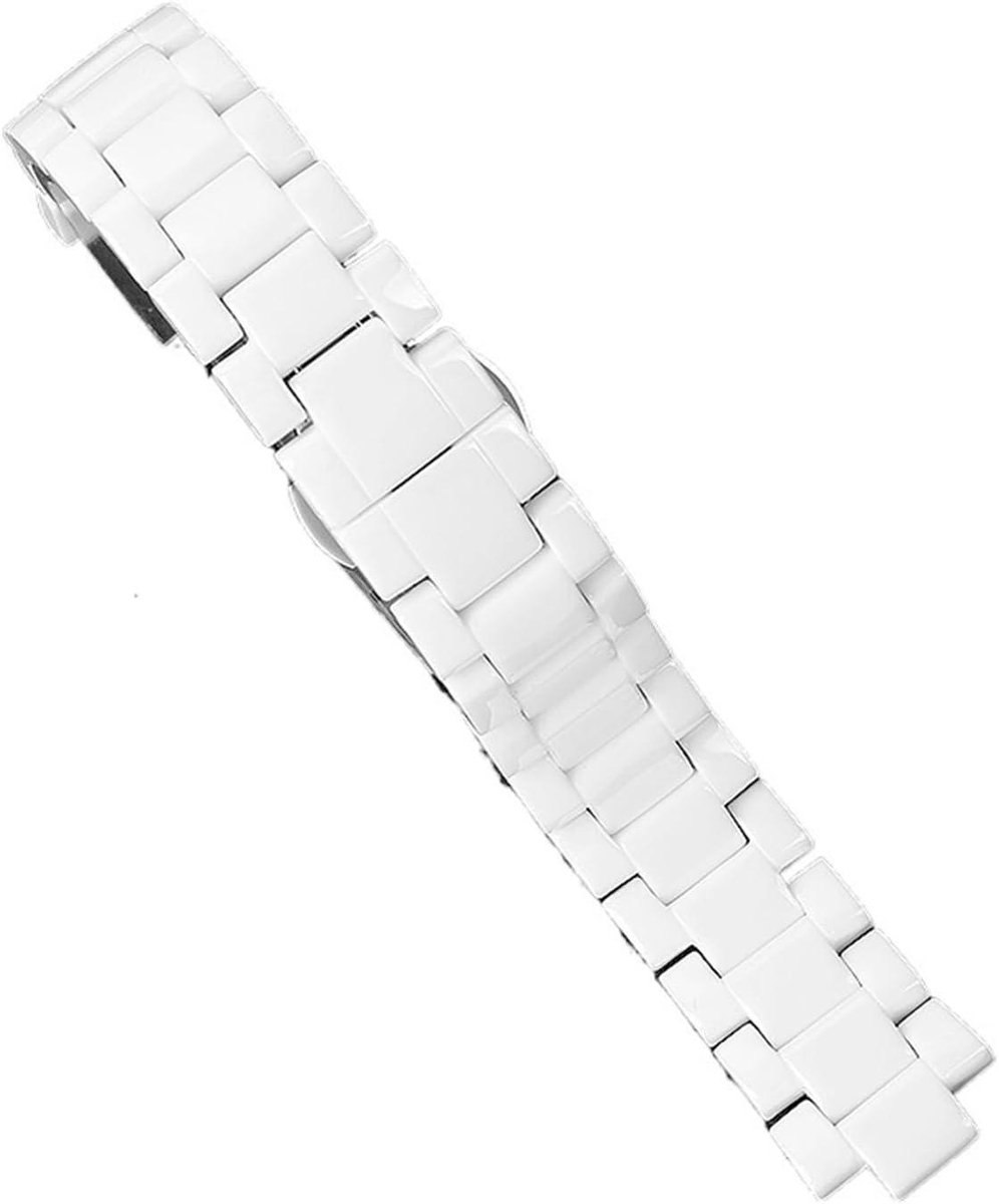 Keramische Horlogeband - Vervangende Band - Horloge Personaliseren - Duurzaam Materiaal - 18cm Lengte - Wit