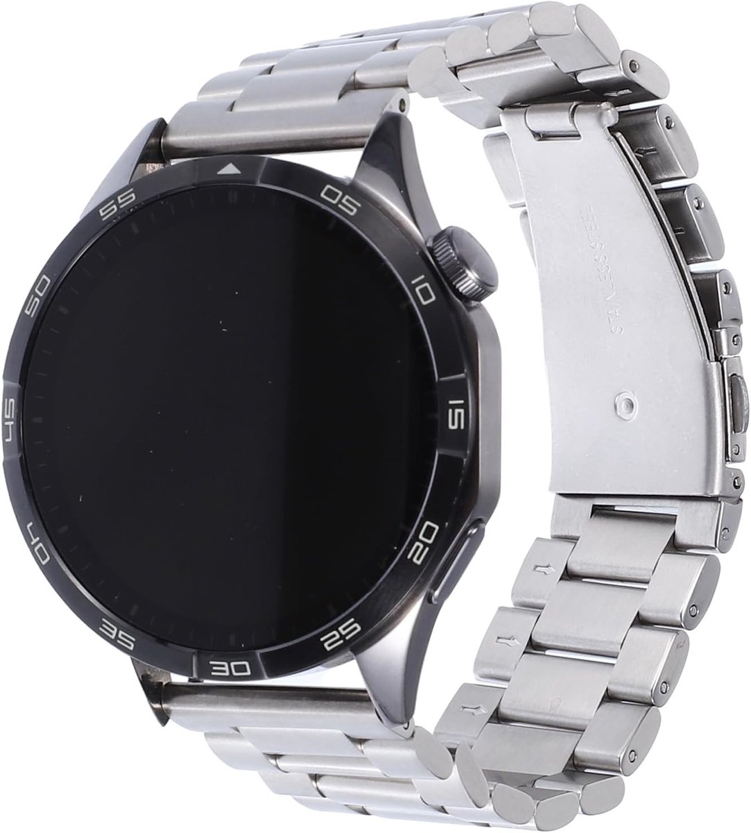 Stijlvolle 18mm metalen horlogeband met snelle bevestiging voor heren en dames in zilver, perfect voor elke gelegenheid en outfit