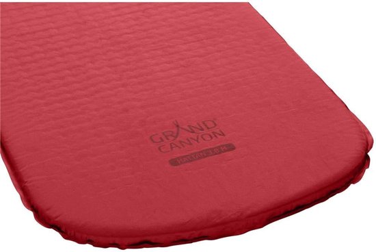 Kampeer matras - Slaapmat zelfopblazend - Buiten slapen - Lichtgewicht en compact - 198 x 63 cm - Rood — afbeelding 4