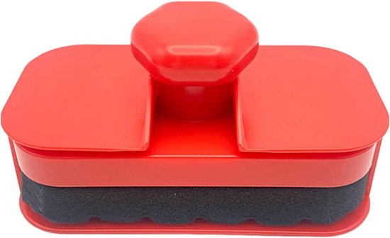 Banden Glans Applicator - Autowas Pad - Auto Onderhoud - Met Deksel - 14x7cm - Honingraat