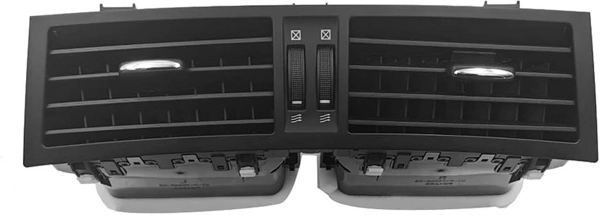 Dashboard Ventilatie - Airco Paneel - Auto Interieur - Gladde Randen - 1x1x1 cm - Zwart
