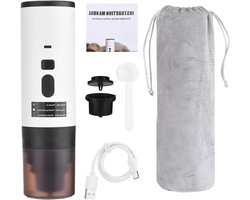 Draagbaar Koffiezetapparaat - Compact Espresso - Koffie Maken - 3-in-1 Veelzijdigheid - 90 ml Capaciteit - Zwart