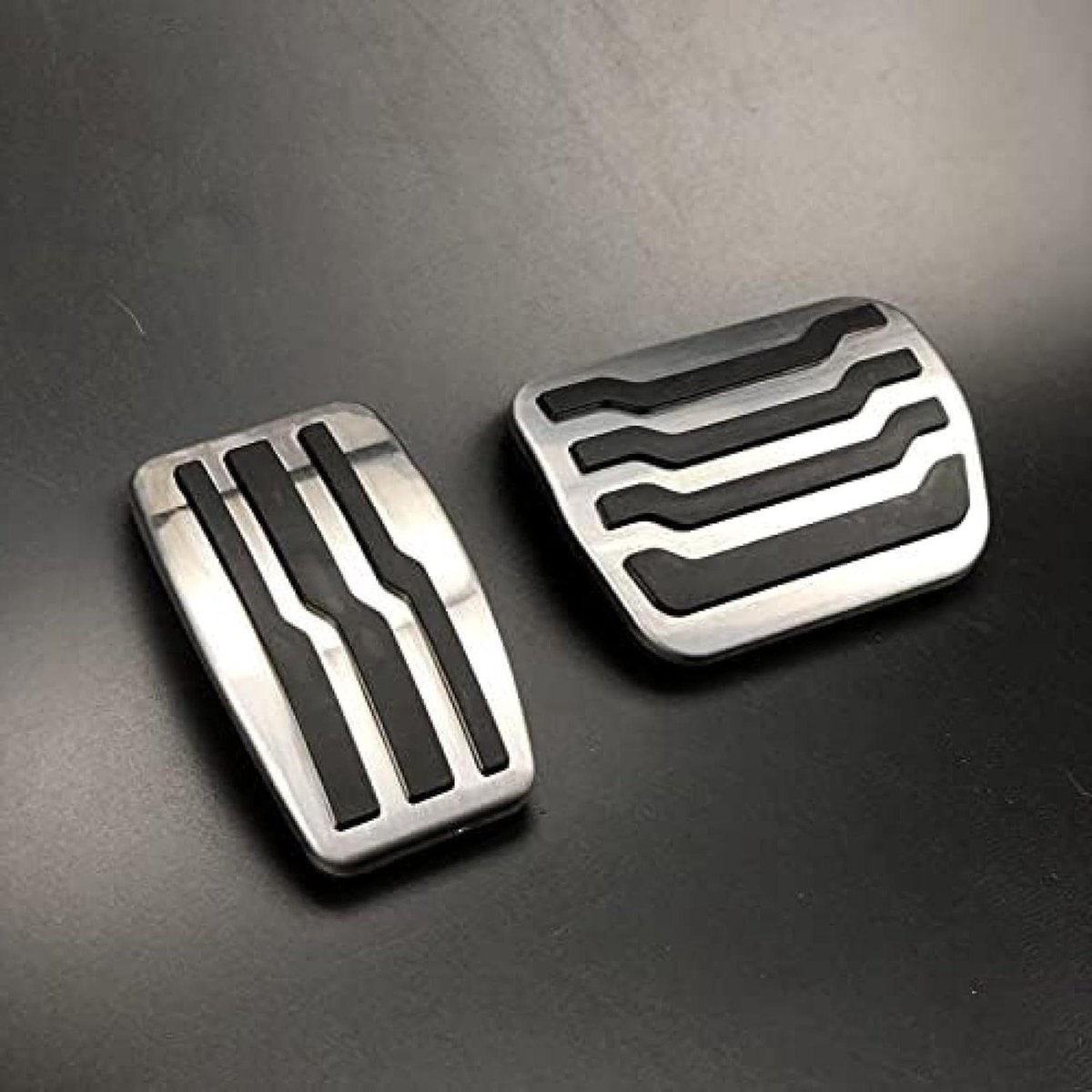 Pedaal Covers - Auto Interieur - Verbeter Rijervaring - Antislip Rubber - Set van 3 - Metaal
