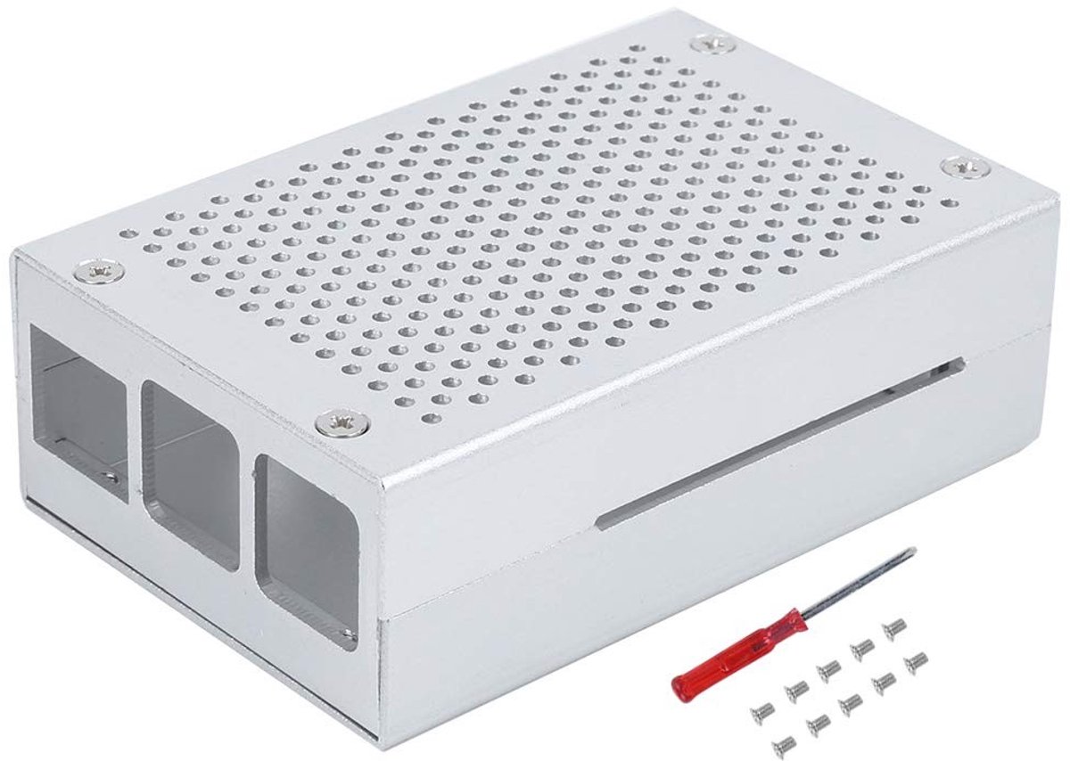 Dailygoods - Aluminium Metalen Behuizing voor Raspberry Pi 3 Model