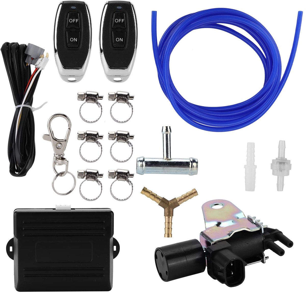Dailygoods - Dailygoody - Uitlaatklepbesturingsset - Afstandsbediening voor auto - Eenvoudige installatie - Universeel - Precieze bediening - Professionele uitlaat...