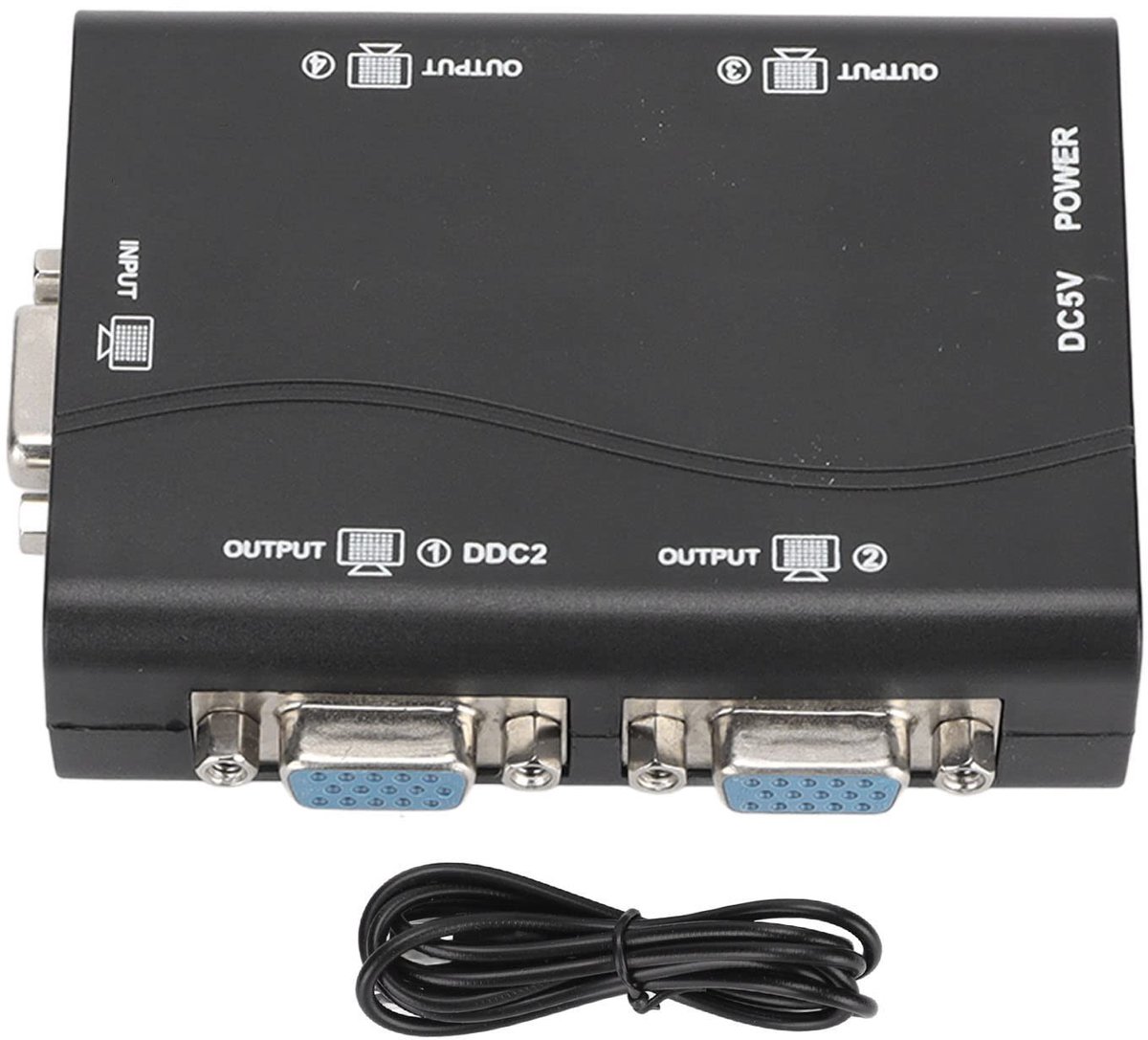 Dailygoods - Innovra - 1x4 VGA Splitter Box voor Videodistributie
