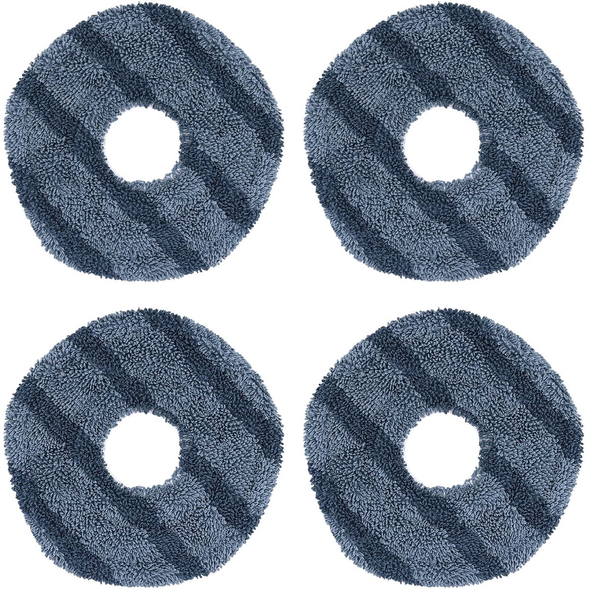 Dailygoods - 4 Stuks Wasbare Dweildoeken voor Robotstofzuigers
