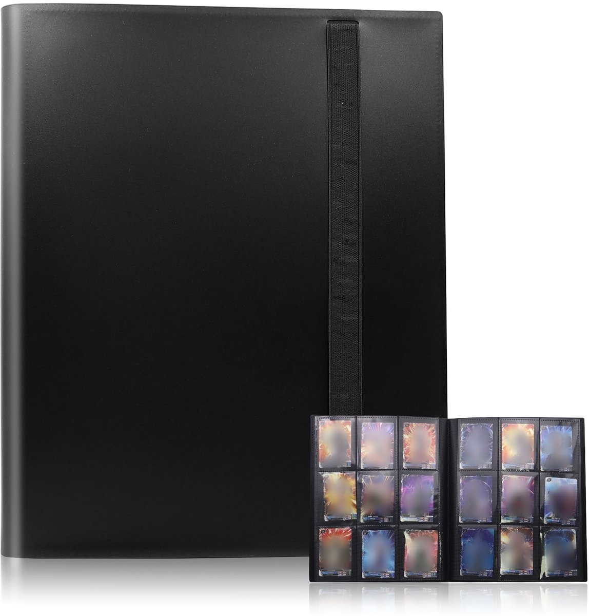 Dailygoods - Cosensi - Dailygoody - Verzamelalbum - Kaartenbinder - 20 pagina's - Zwart - 360 kaarten - Ideaal voor kinderen - Perfect voor verzamelingen