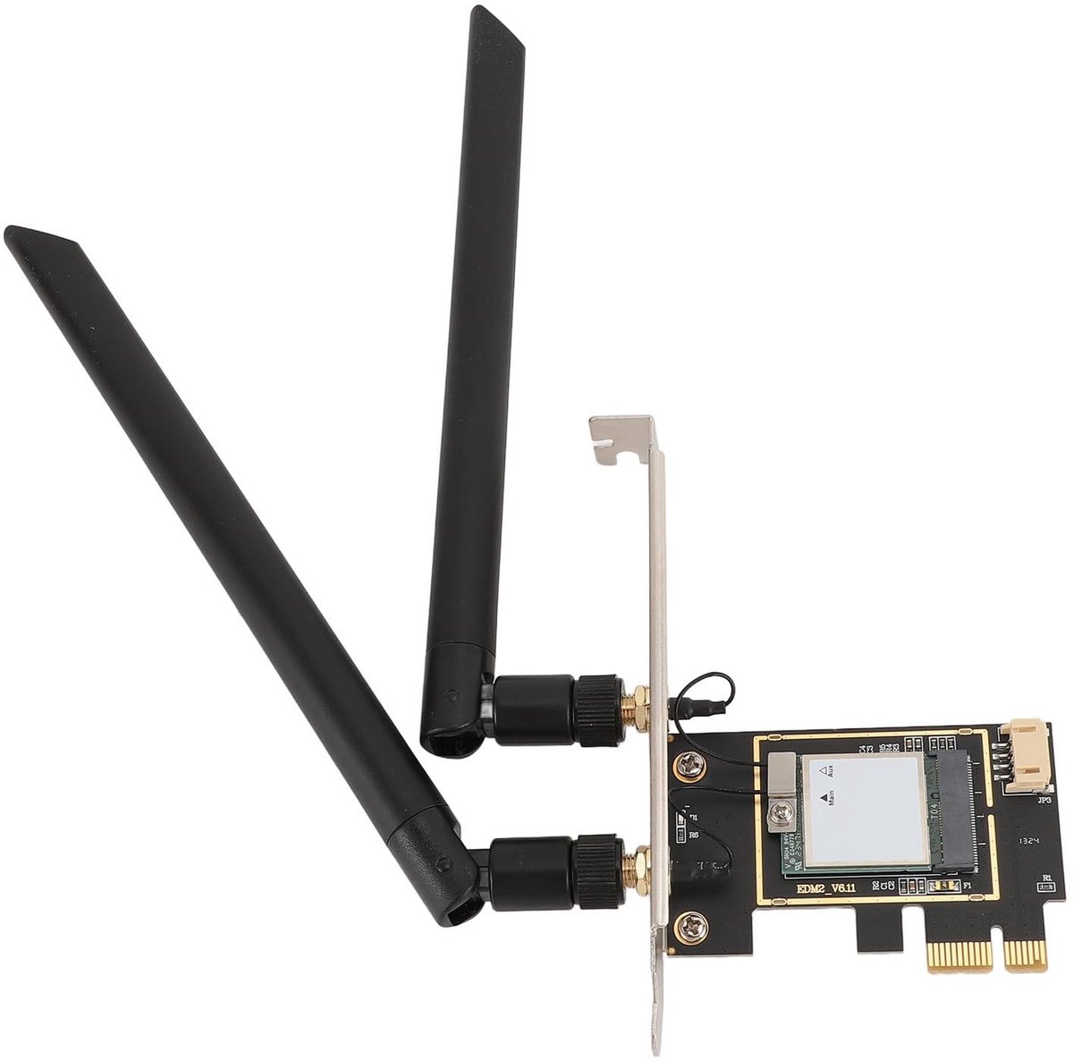 Dailygoods - Dailygoody - MT7925 PCIe WiFi-kaart - Draadloze Netwerkadapter - 5400Mbps - Tri Band - Bluetooth 5.3 - Ondersteunt MU - Geschikt voor Linux - Mod...