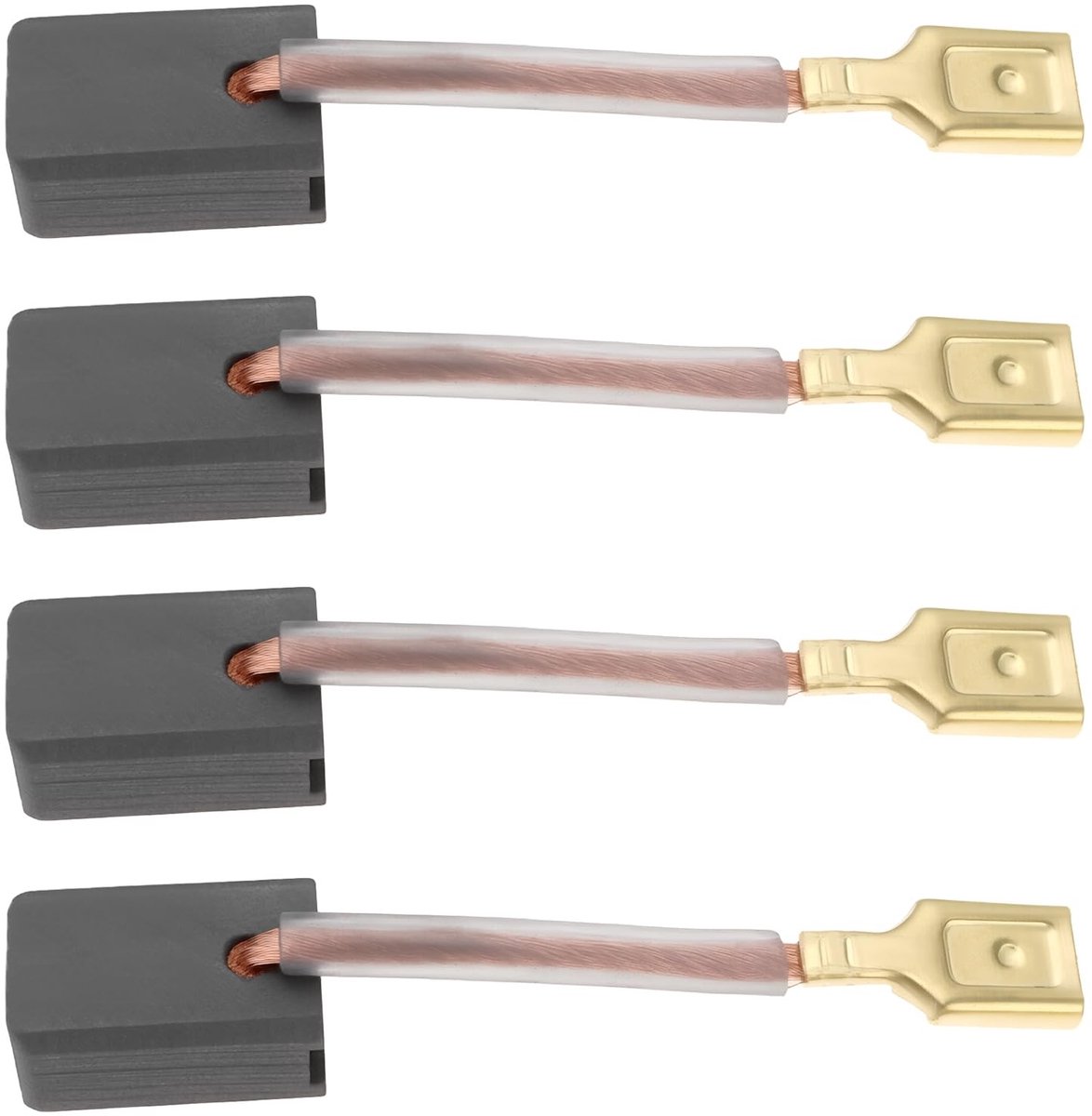 Dailygoods - 4x Koolborstel voor Hamer Boor Compatibel met Diverse Modellen