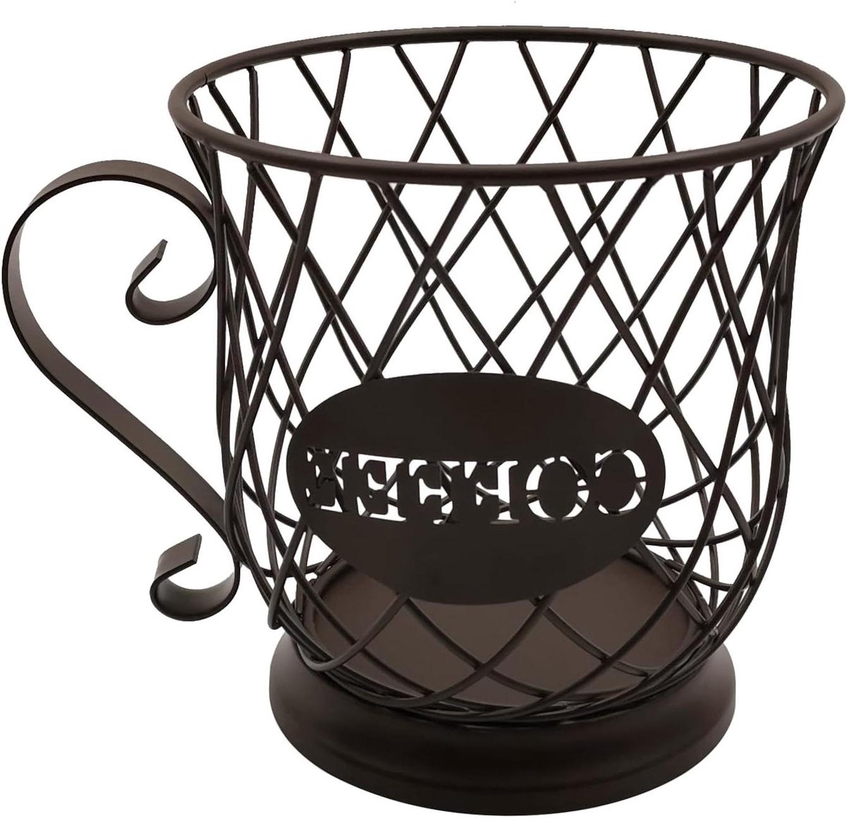 Koffiepadhouder - K Cup houder - Keuken organiseren - Grote capaciteit - 35 stuks - Bruin