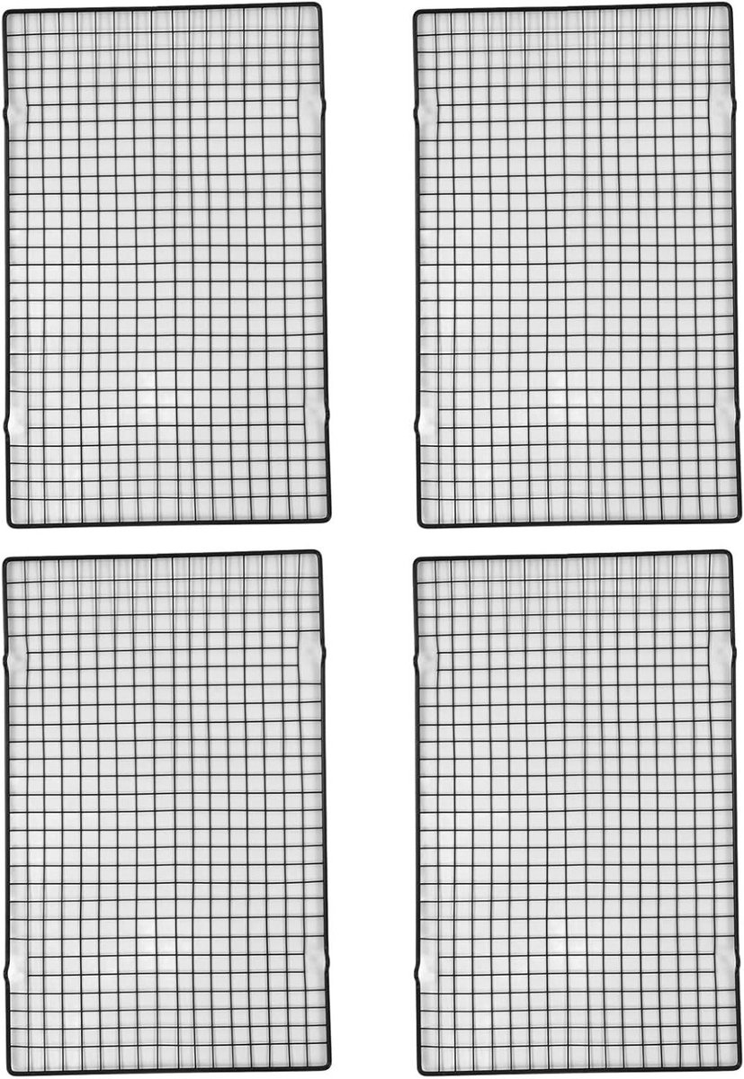 Roestvrijstalen Koelrek - Bakrek Oven - Bakkerij Keuken - Vaatwasserbestendig - 40x25 cm - Zilver