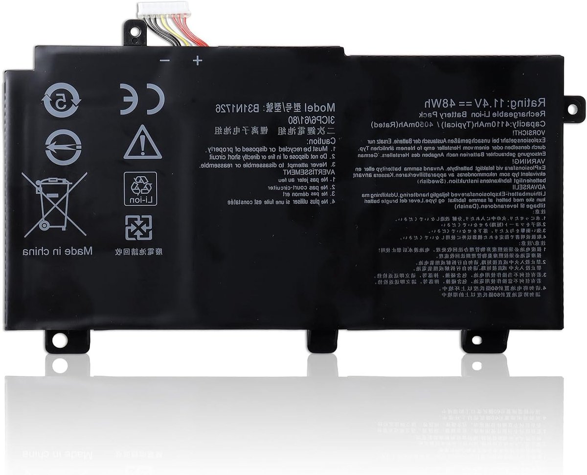 Reserveaccu voor ASUS TUF Gaming laptops - Compatibel met FX504, FX505, A15, A17 - Betrouwbare vervangingsbatterij voor langdurig gebruik