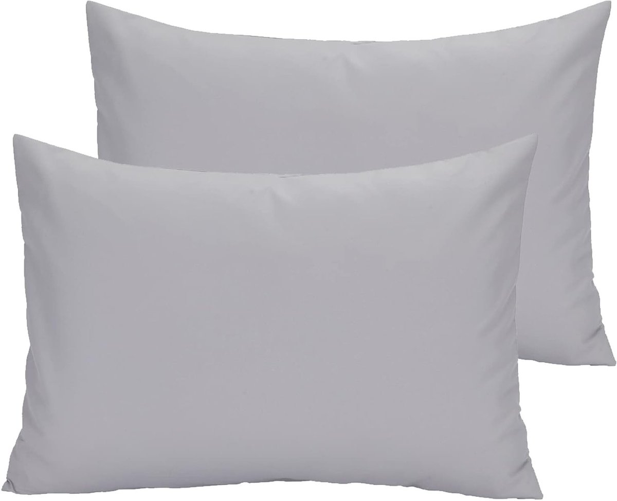 Katoenen Hoofdkussenslopen voor Baby en Peuters, Ademend en Zacht, Ideaal voor Reizen en Bed, 49 x 36 cm, Wasbaar in de Machine