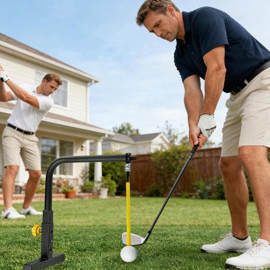 Générique In hoogte verstelbaar slaggereedschap, professioneel leren benadering bal - uitrusting voor hoogteuitlijning, golfaccessoires - voor golfers mannen spel golf tuin buiten van generique — afbeelding 2