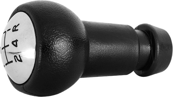 Versnellingspookknop Auto - Pookknop Handrem - Rijcomfort Verbeteren - Aluminium Legering - 5 Snelheden - Chroom Zwart — afbeelding 5